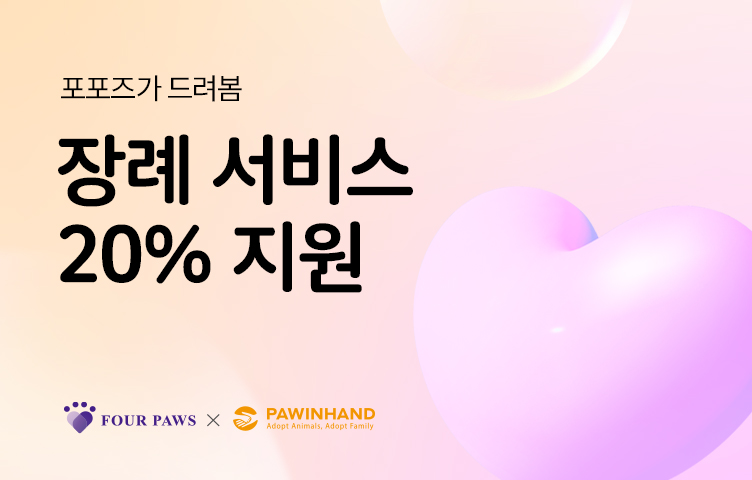 [전 지점] 장례 서비스 비용 20% 지원